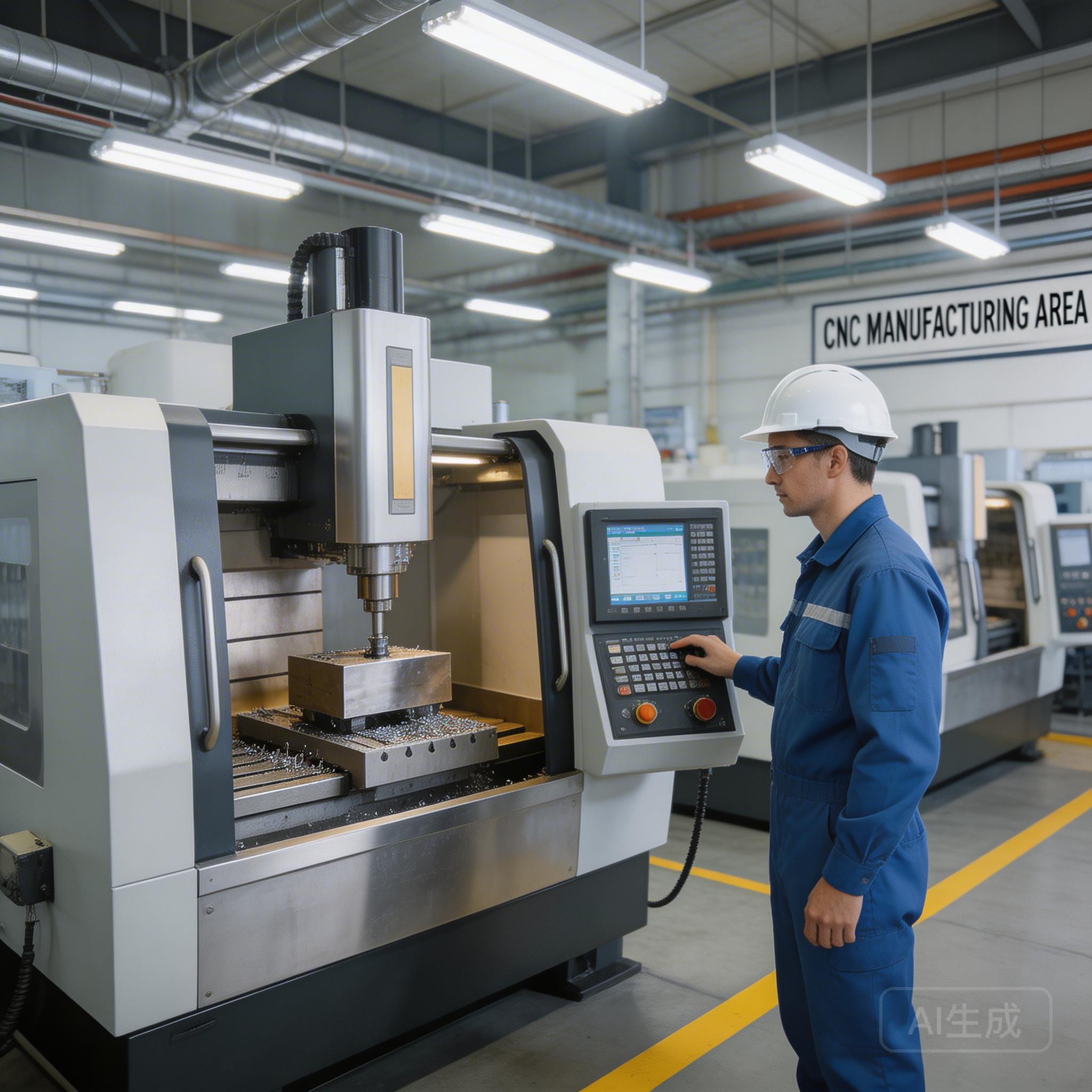 Modern Manufacturing Factory Scene