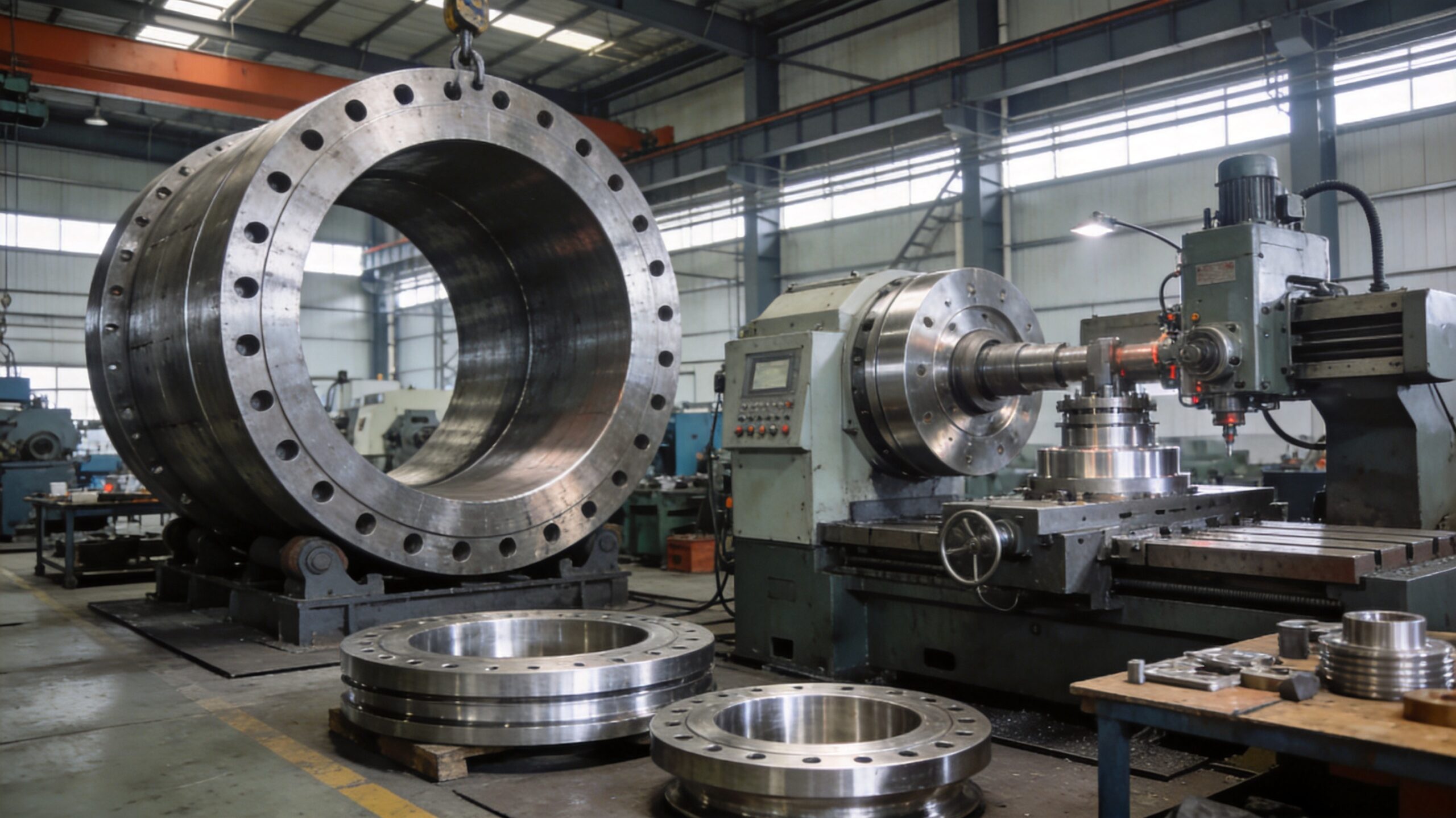 Custom Large Diameter Blind Flange Manufacturing: Open Die Forging, Heat Treatment & NDT Testing Process (2026 Guide)